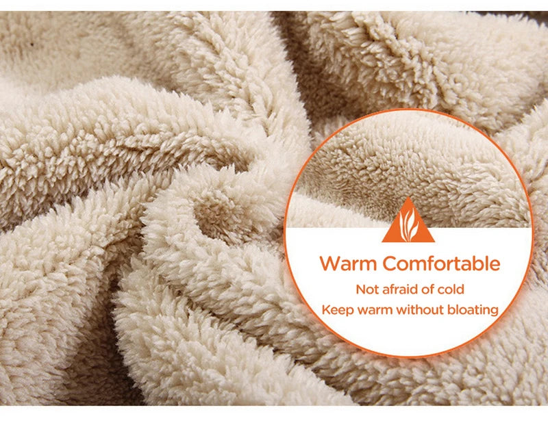 Winter Women Harem Pants Warm Fleece Casual Joggers