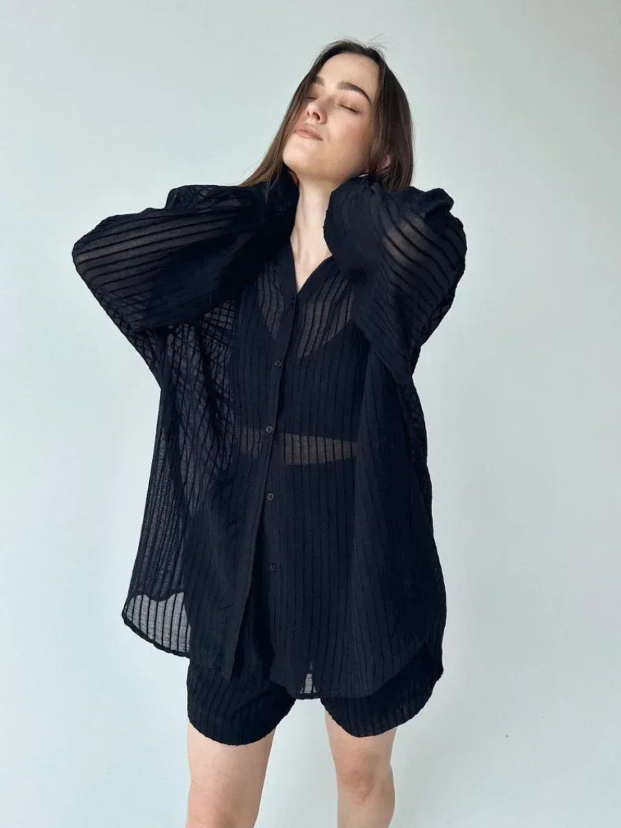 Blubelle Women Summer 2-Piece Set – Elegant Casual Outfit