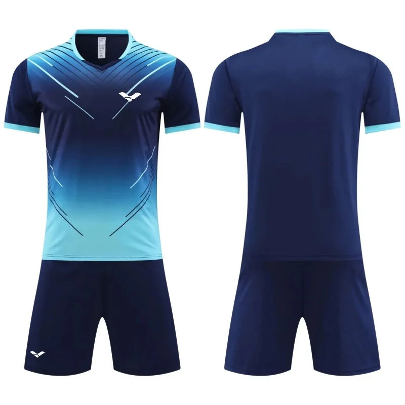Men's Summer T-shirt & Shorts Set Stylish Tennis & Badminton Sportswear