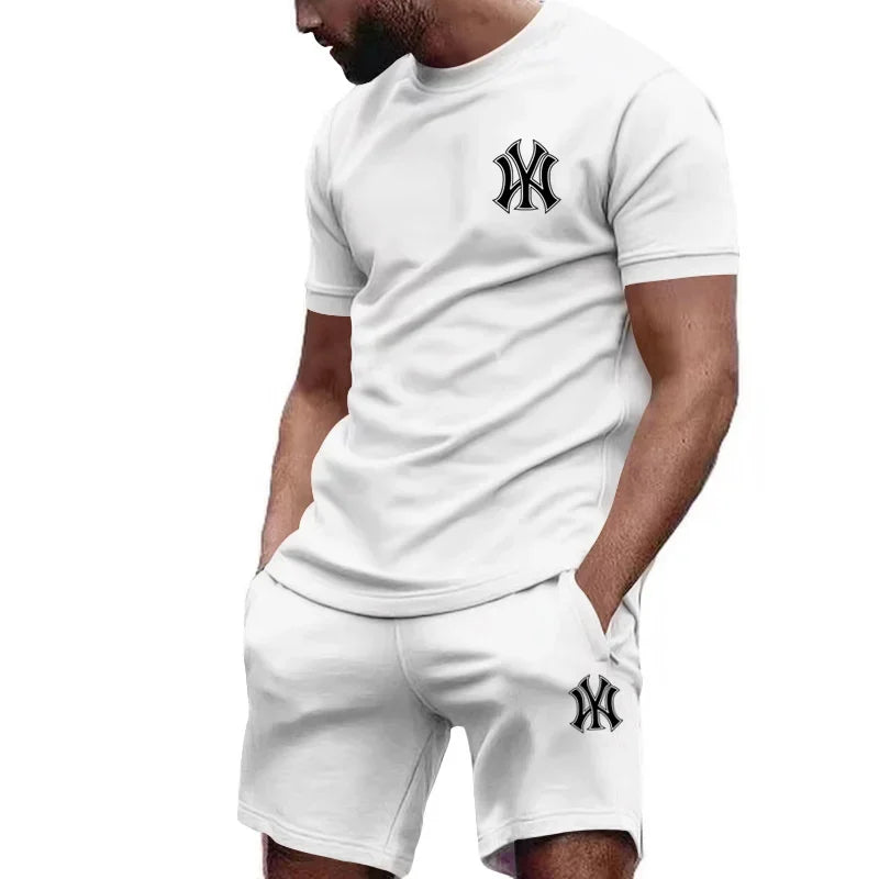 Men's Summer Sports Set – T-Shirt & Shorts 2025