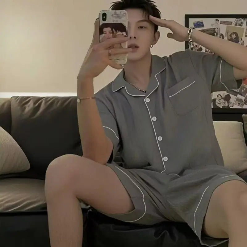 Men's Cotton Pajamas Set