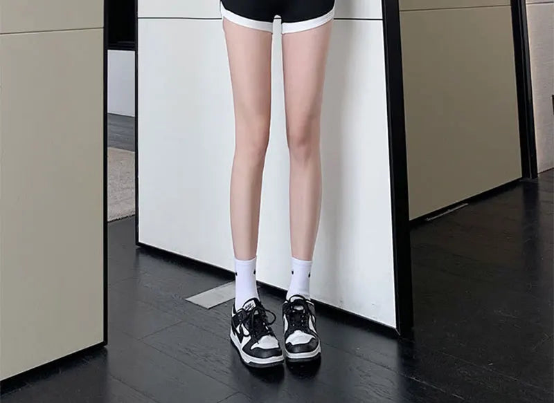 Women's Summer High Waisted Safety Shorts – Thin Shark Pants