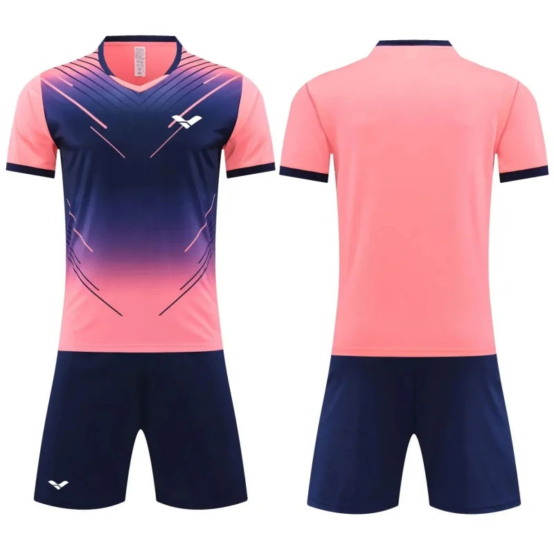Men's Summer T-shirt & Shorts Set Stylish Tennis & Badminton Sportswear