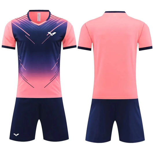 Men's Summer T-shirt & Shorts Set Stylish Tennis & Badminton Sportswear