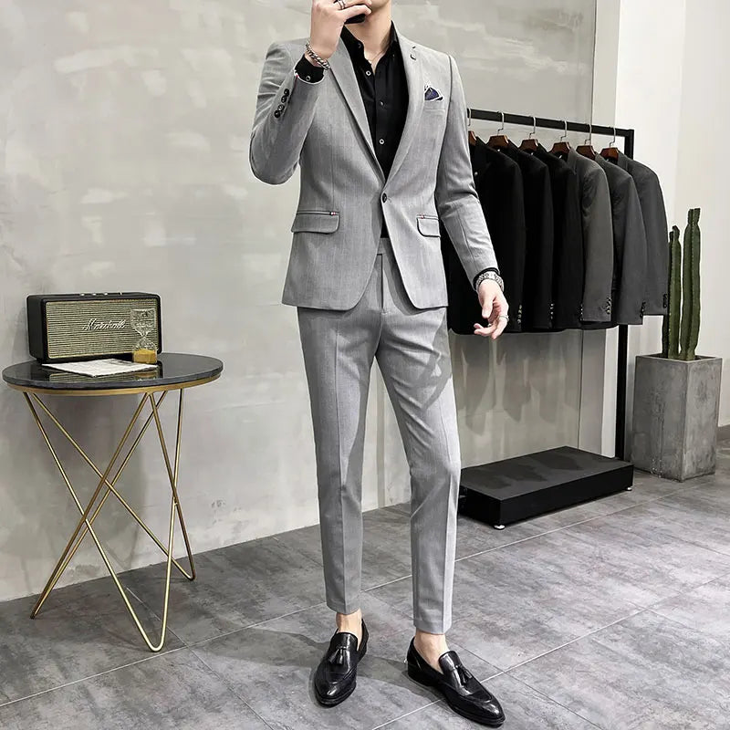 Men's Luxury Two-Piece Wedding & Business Suit