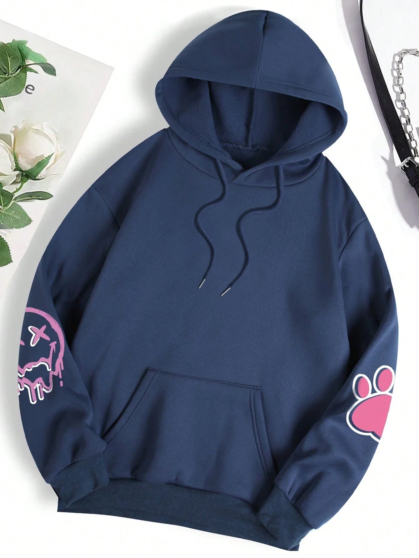 Women Hip Hop Oversize Hoodie Street Fleece Sweatshirt