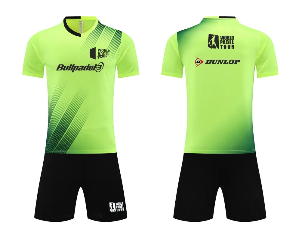 Men's Summer T-shirt & Shorts Set Stylish Tennis & Badminton Sportswear