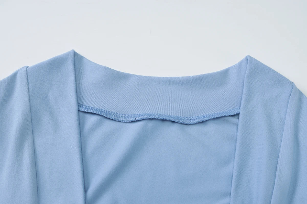 Dulzura Sexy 2-Piece Mini Dress Set – Crop Cardigan & Bodycon