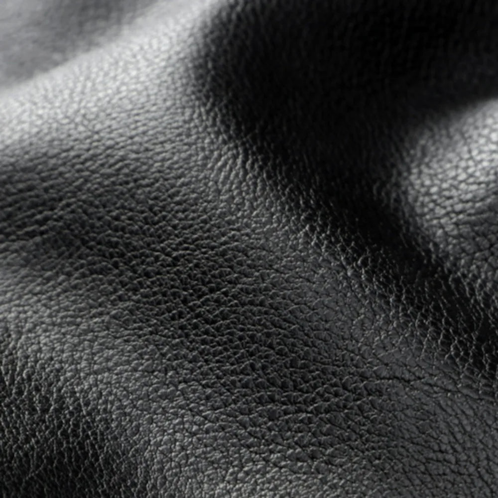 Men’s Hooded PU Leather Jacket – Winter Coat