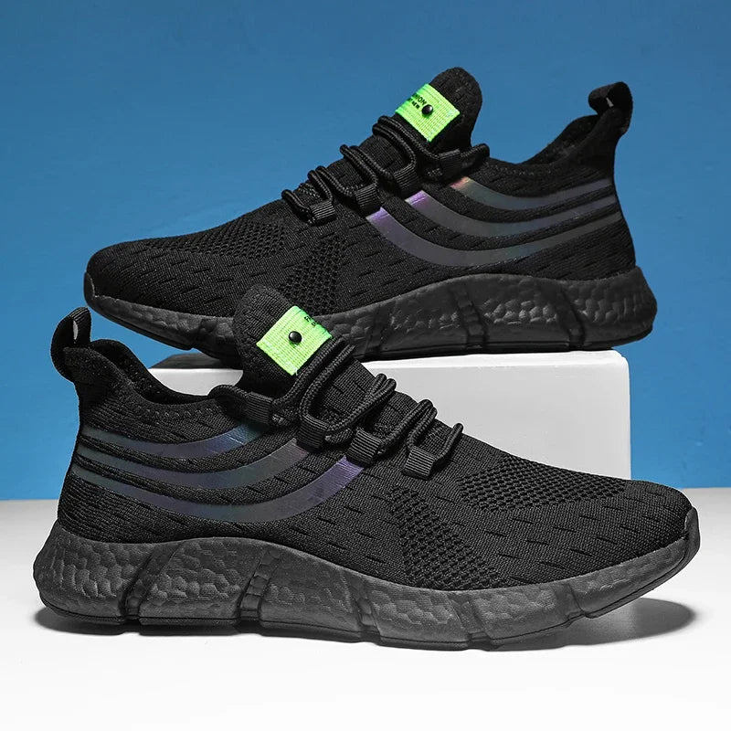Lightweight breathable men sneakers running walking athletic shoes