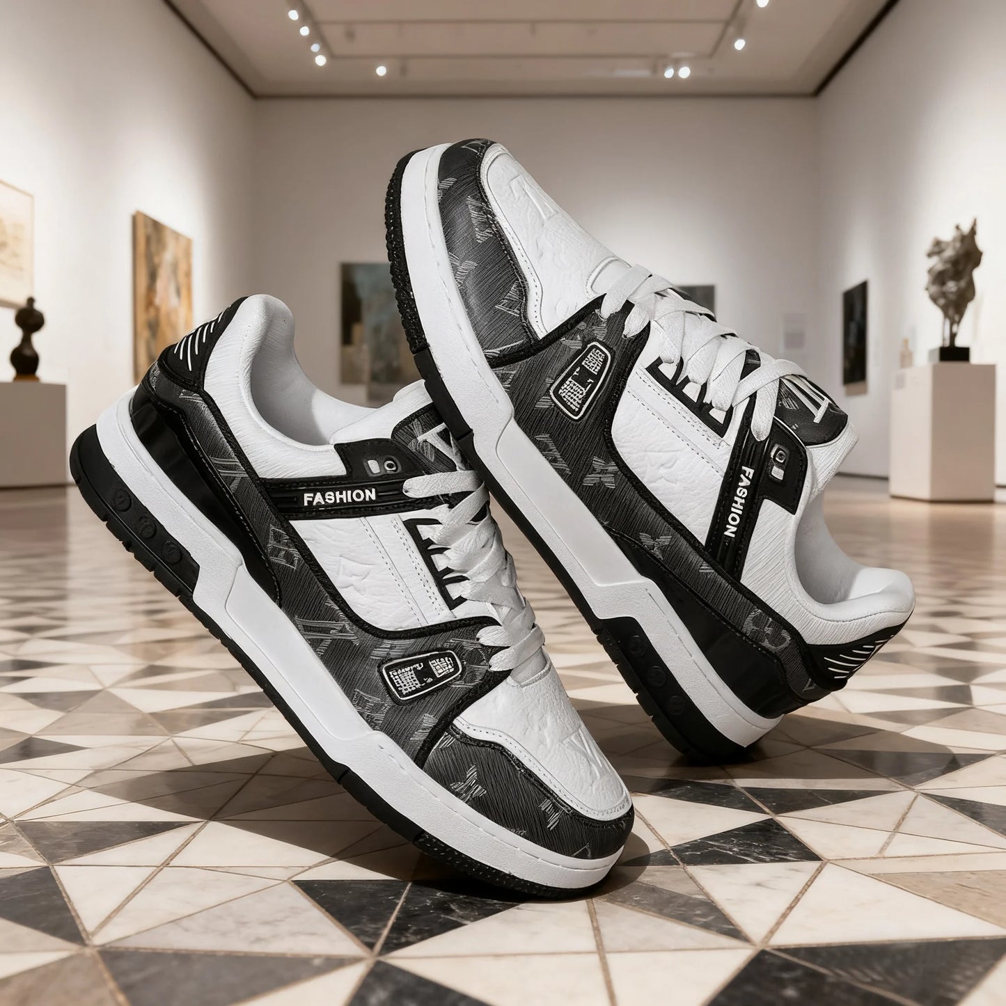 Luxury 2025 LV sneakers, unisex casual fashion shoes