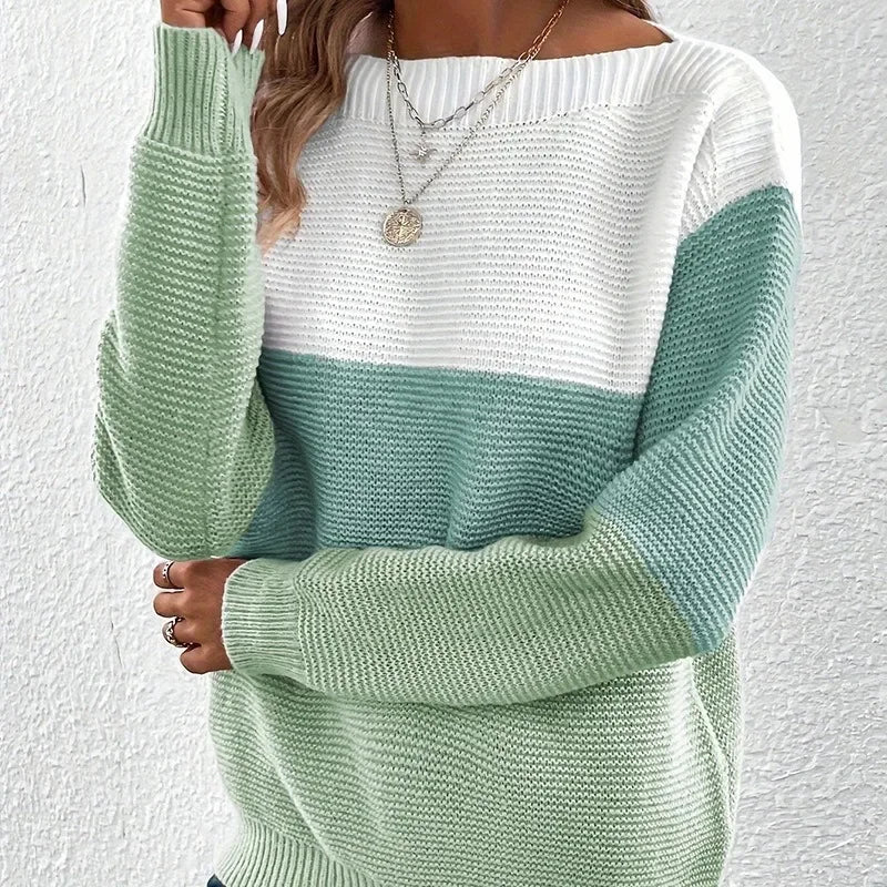 Women Sweater, Long Sleeve Casual Fall Warm Jumper Comfortable Trendy