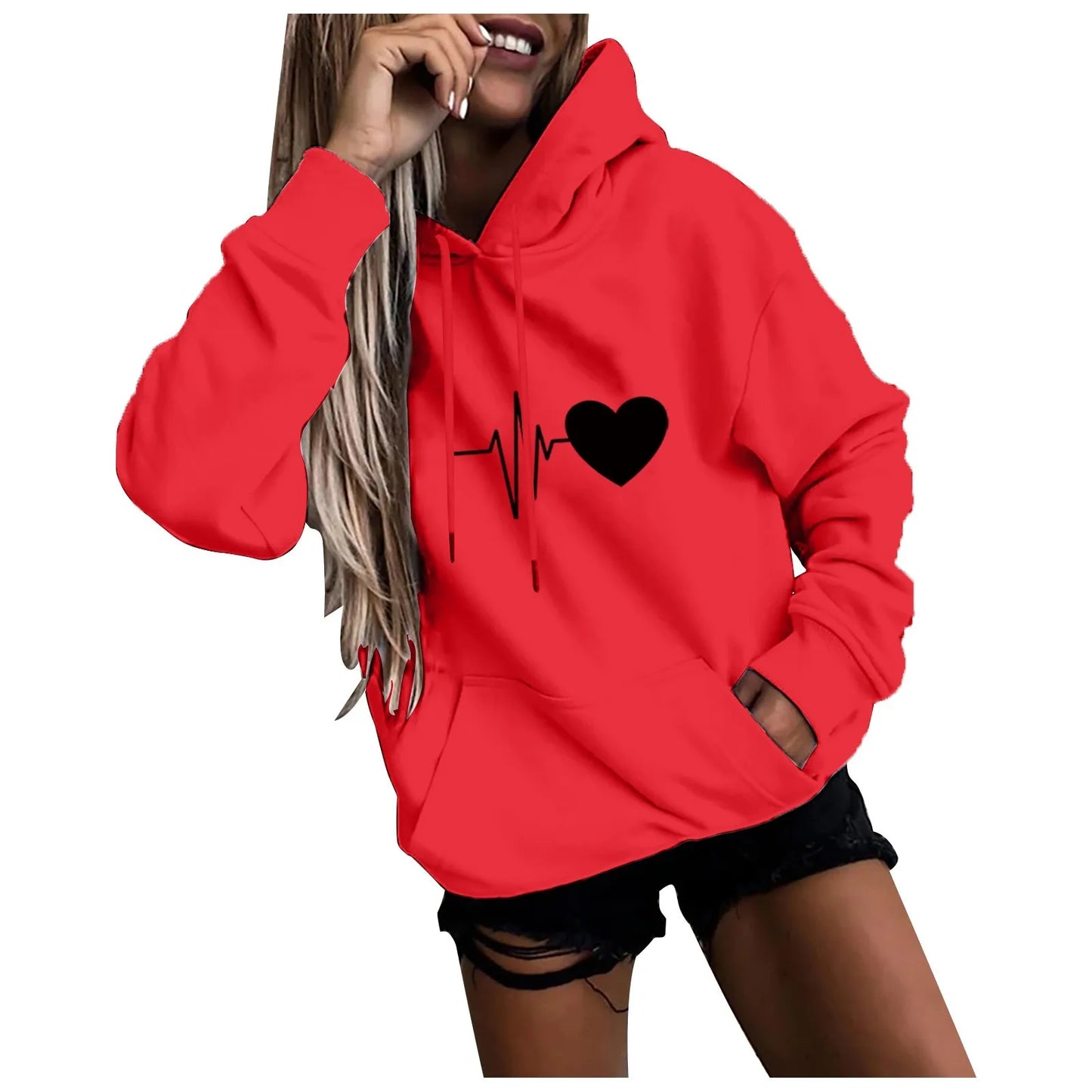 Casual Fun Print Women's Hoodie