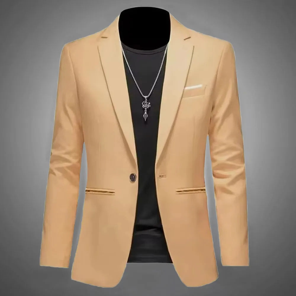 Men's Slim Fit Casual Business Blazer