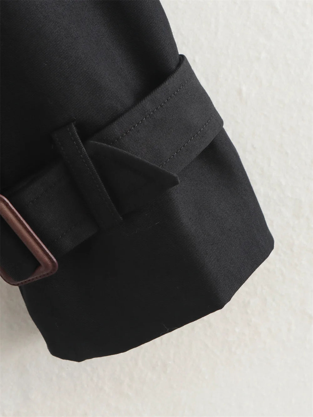 Vintage Cropped Trench Jacket – Women Chic Coat