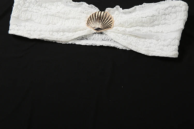 Weird Puss Y2K 2-Piece Tube Top & Skirt