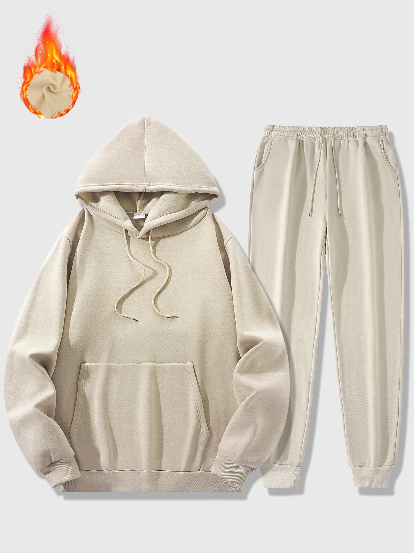 Men's, Sports Hoodie Pants Casual Outdoor Autumn Winter