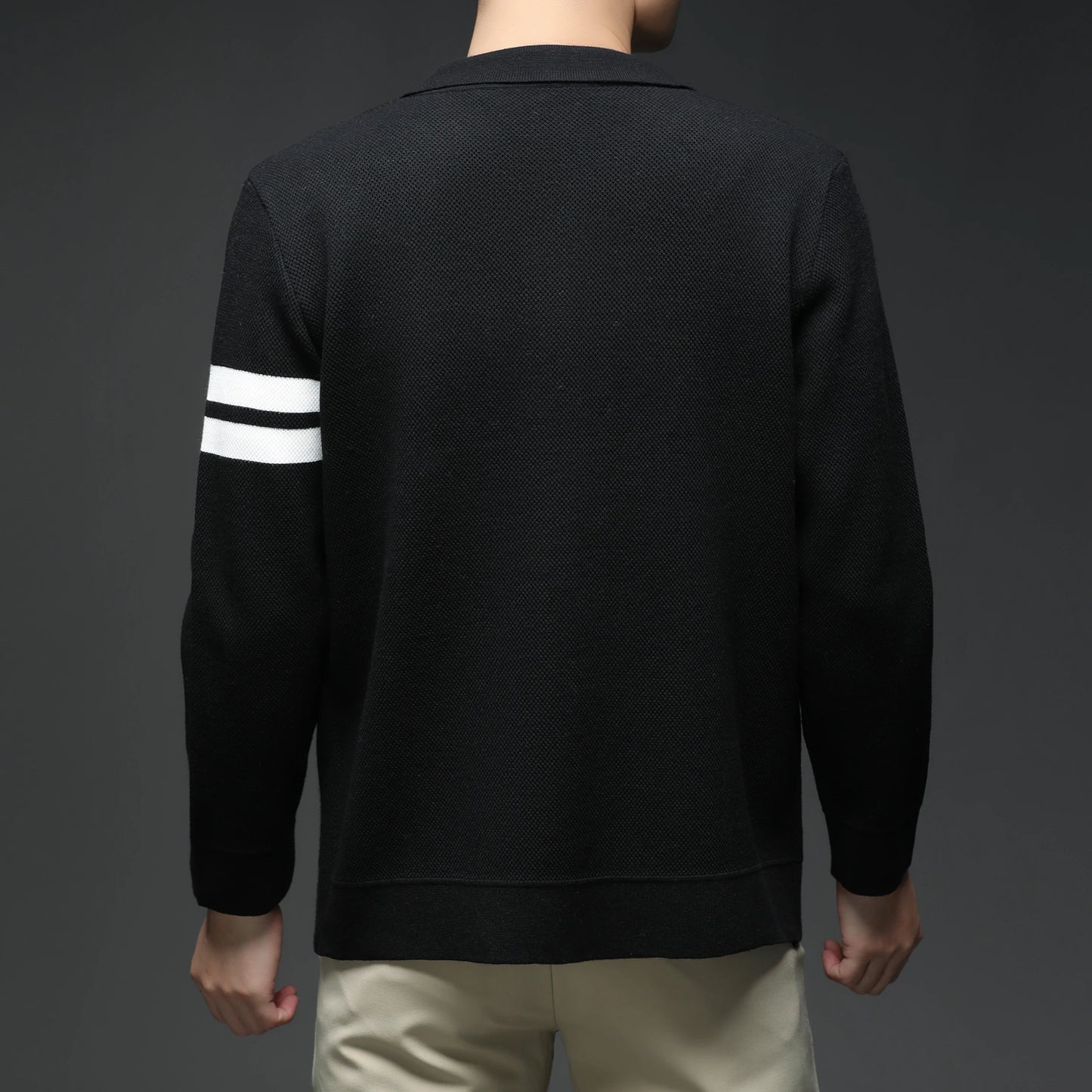 Men's sweater knitted cardigan autumn winter fashion versatile jacket casual