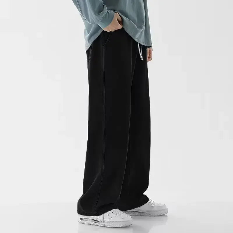 Men's Loose Denim Jeans, Oversized Streetwear, Y2K Fashion