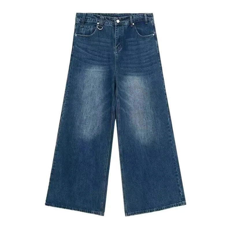 Men’s baggy wide leg vintage denim jeans
