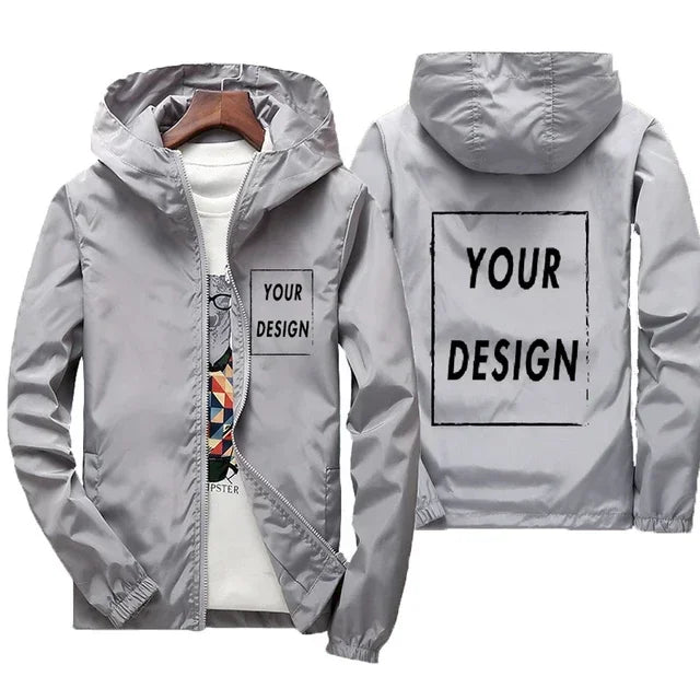 2025 Men's Windproof Autumn Jacket – Custom Logo