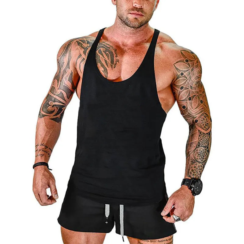 Men’s Quick Dry Gym Tank Top – Sleeveless Fitness Vest