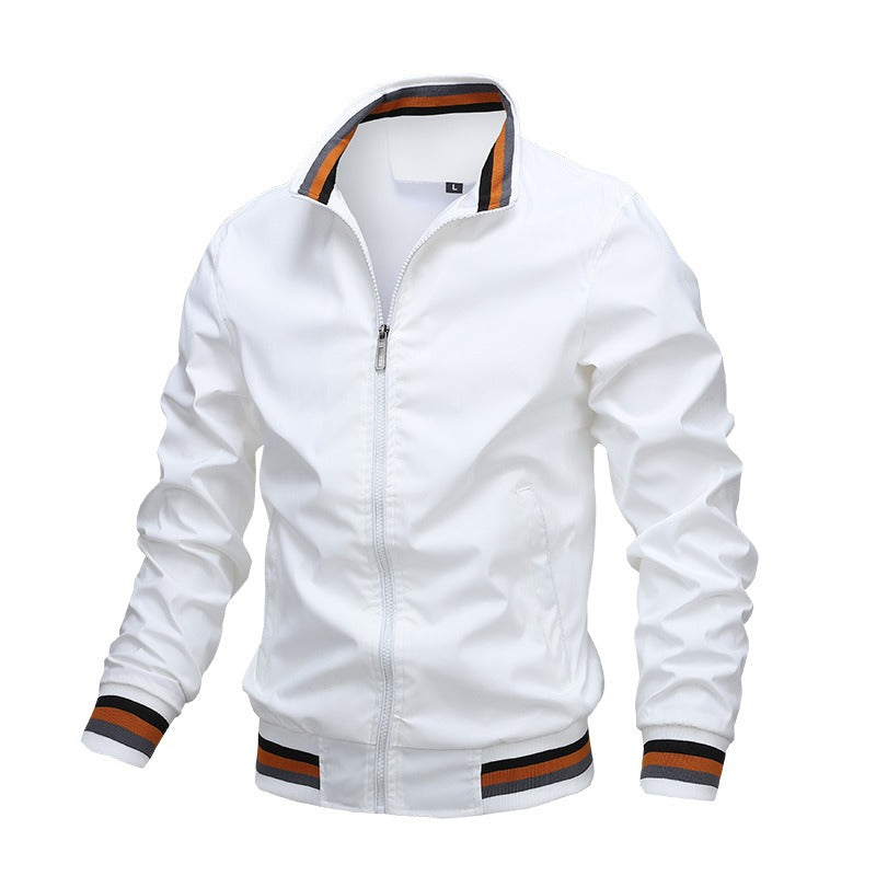 Men's Autumn Winter Waterproof Zipper Bomber Jacket