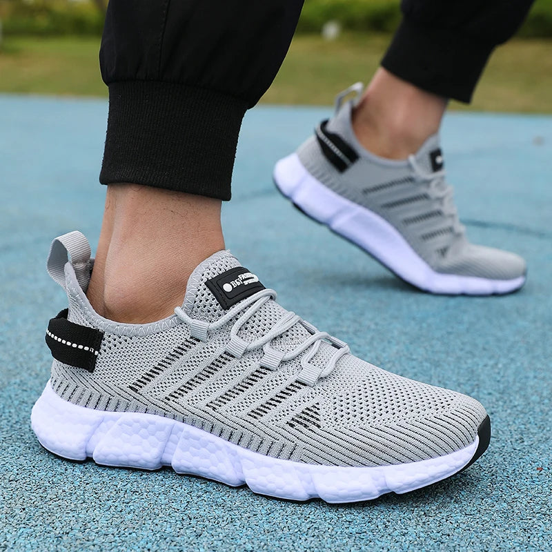 Men’s Breathable Mesh Running Shoes Comfortable Stylish Outdoor