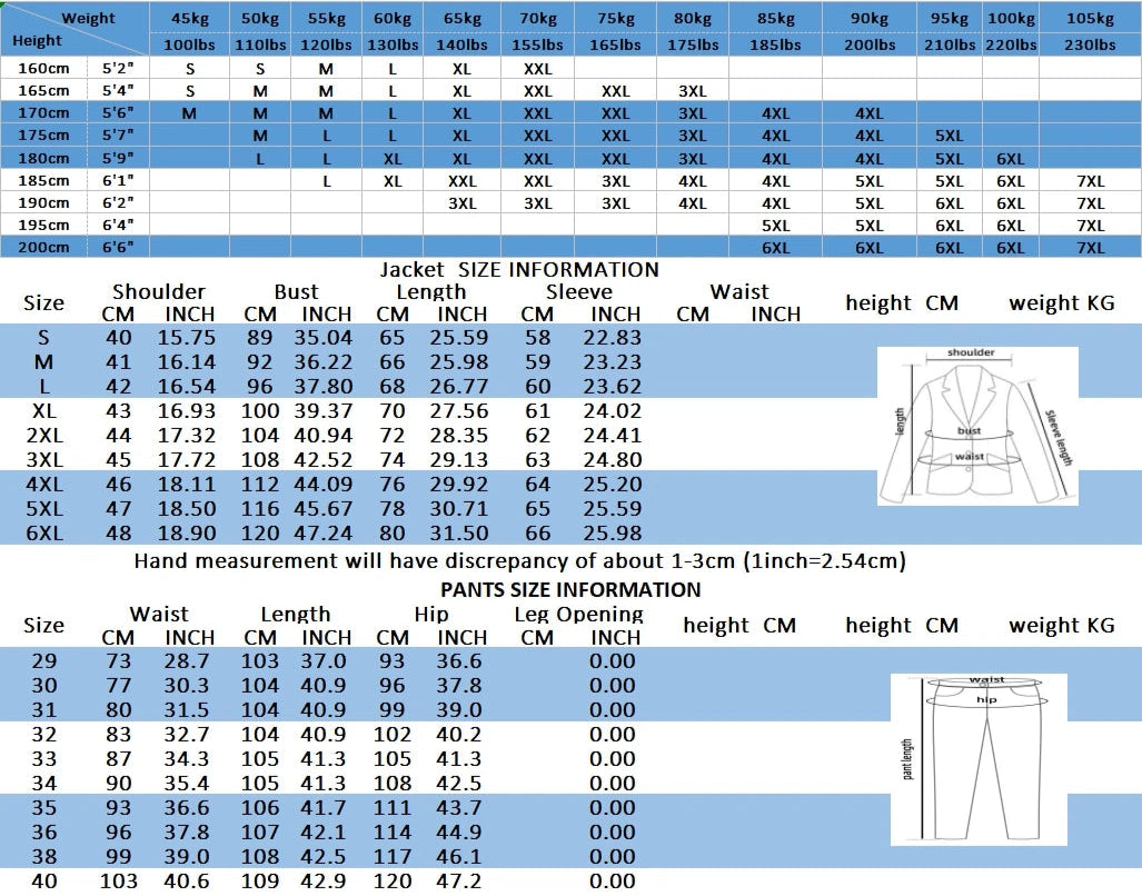 Men's Slim-Fit Business Wedding Suit 3-Piece Gentleman Fashion Set
