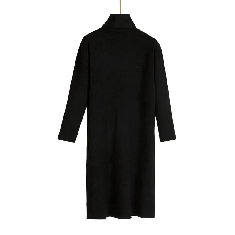 Knitted Women's Winter Dress Sweater
