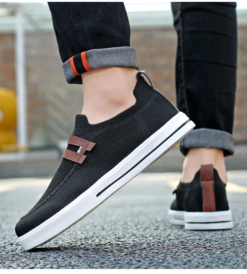 Men's Casual Lightweight Breathable Sports Walking Canvas Shoes