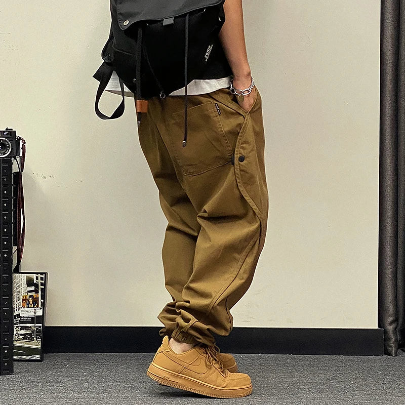 Men’s Oversize Cargo Pants Streetwear Joggers