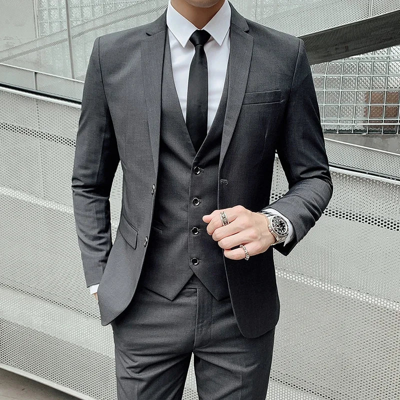 Gentleman Fashion Suit for Men – Slim Fit Business & Wedding Style