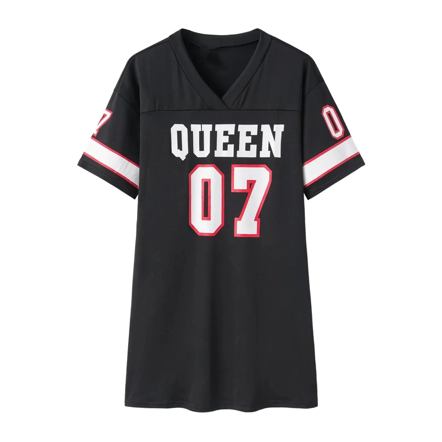 Neck Letter T-Shirt – Soft Milk Silk