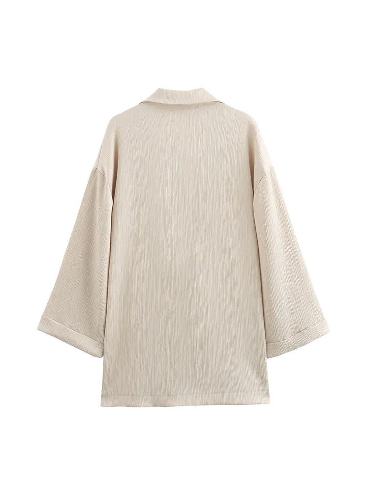 Women’s Autumn Blazer & Pants Set – Office Outfit