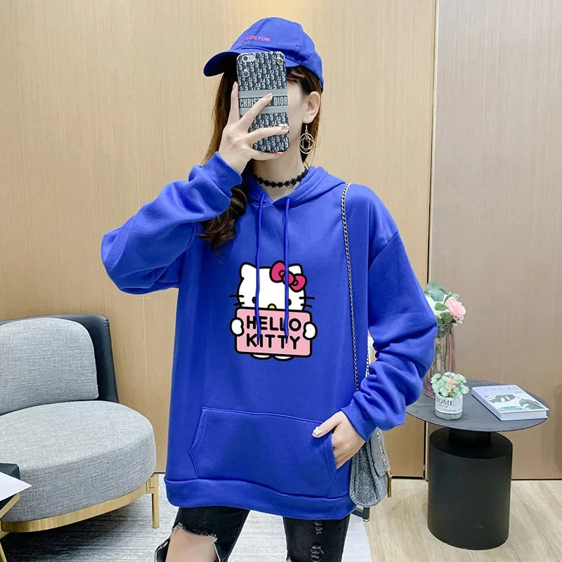 Kuromi Anime Cute Women's Hoodie Y2K Sweatshirt