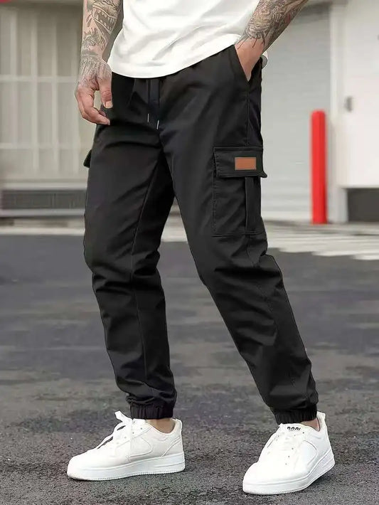 Men's Casual Cargo Jogger Pants – Relaxed Fit Outdoor Sweatpants