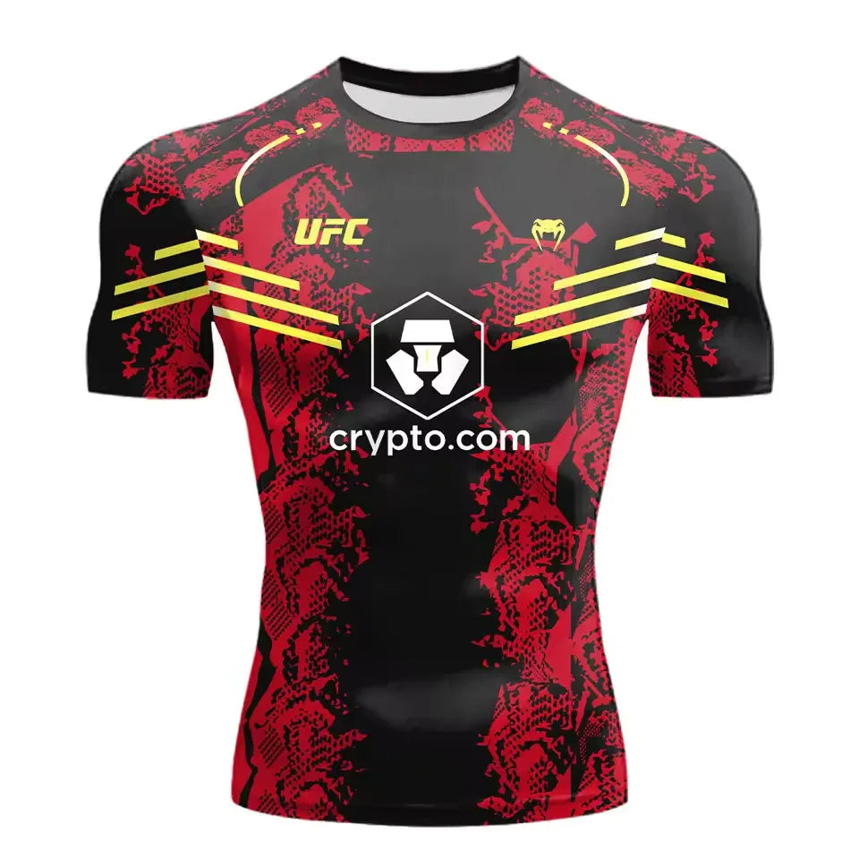 UFC Boxing T-Shirt – Summer Quick-Dry Top