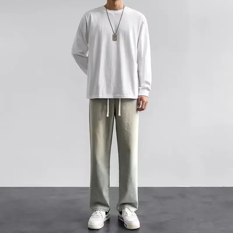 Men's Loose Denim Jeans, Oversized Streetwear, Y2K Fashion