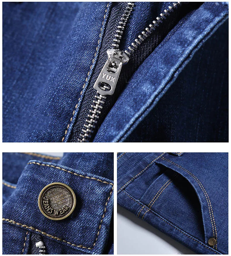 Men's Autumn Stretch Denim Pants – Business & Casual