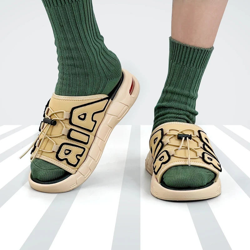 Men's Summer Sandals Beach Flip-Flops Breathable Outdoor Shoes