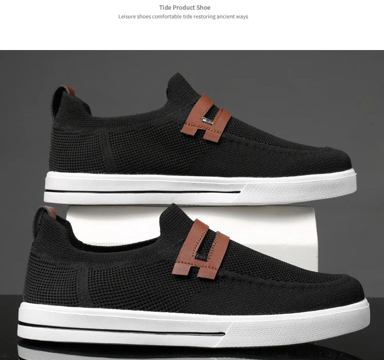 Men's Casual Lightweight Breathable Sports Walking Canvas Shoes