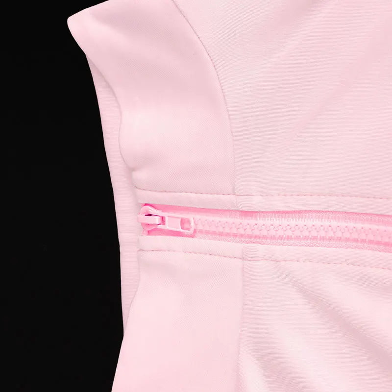 Autumn Women Pink 2-Piece Sports Suit