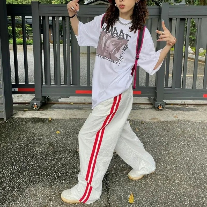 Kpop Harajuku Baggy Cargo Pants – Women Streetwear