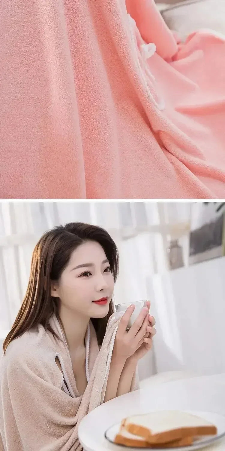 Women's Wearable Bath Towel 140x85cm – Fast Dry