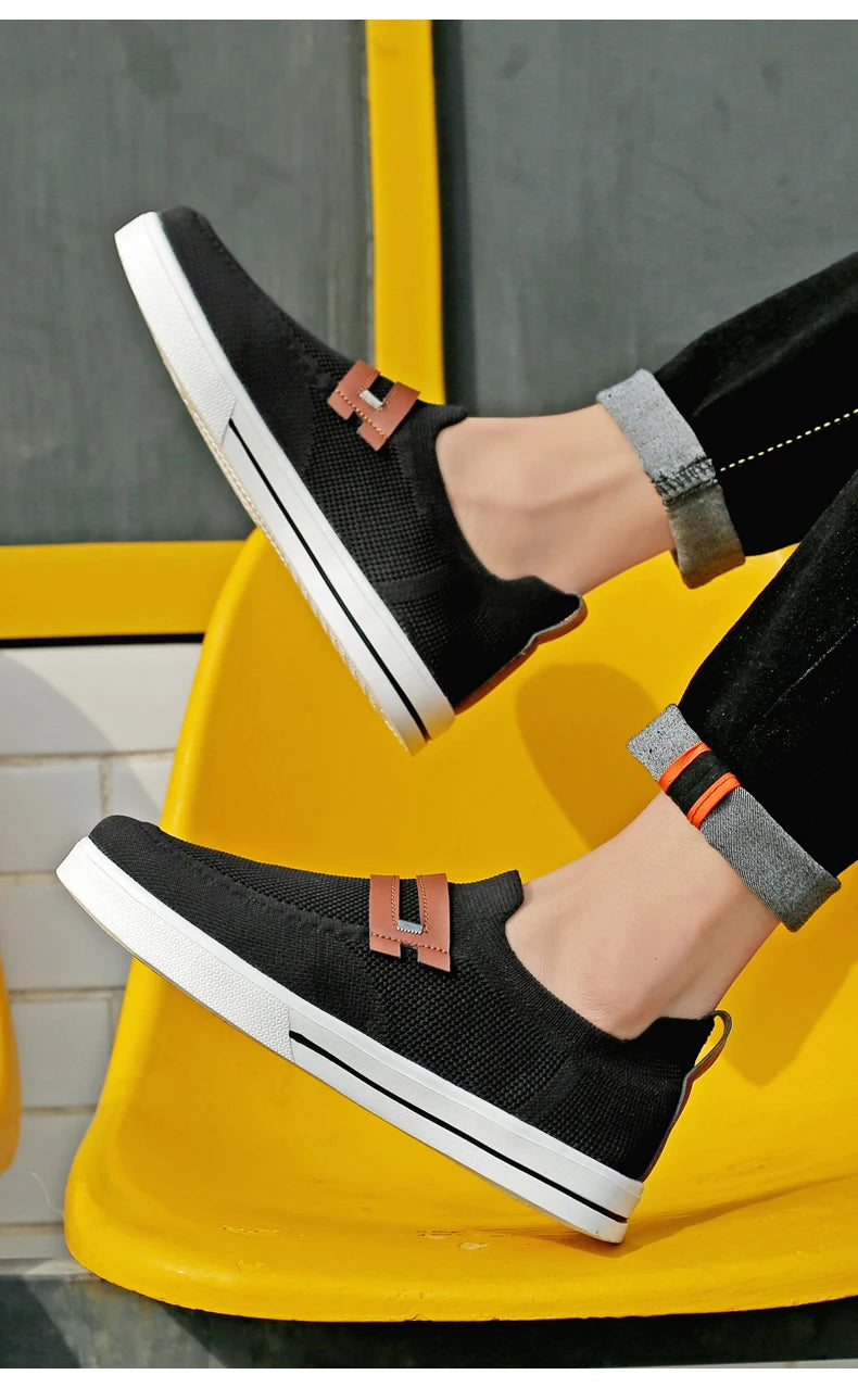 Men's Casual Lightweight Breathable Sports Walking Canvas Shoes