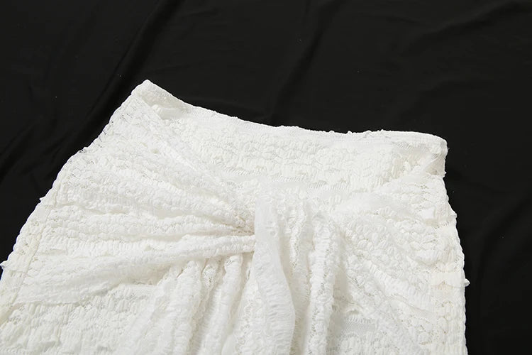 Weird Puss Y2K 2-Piece Tube Top & Skirt