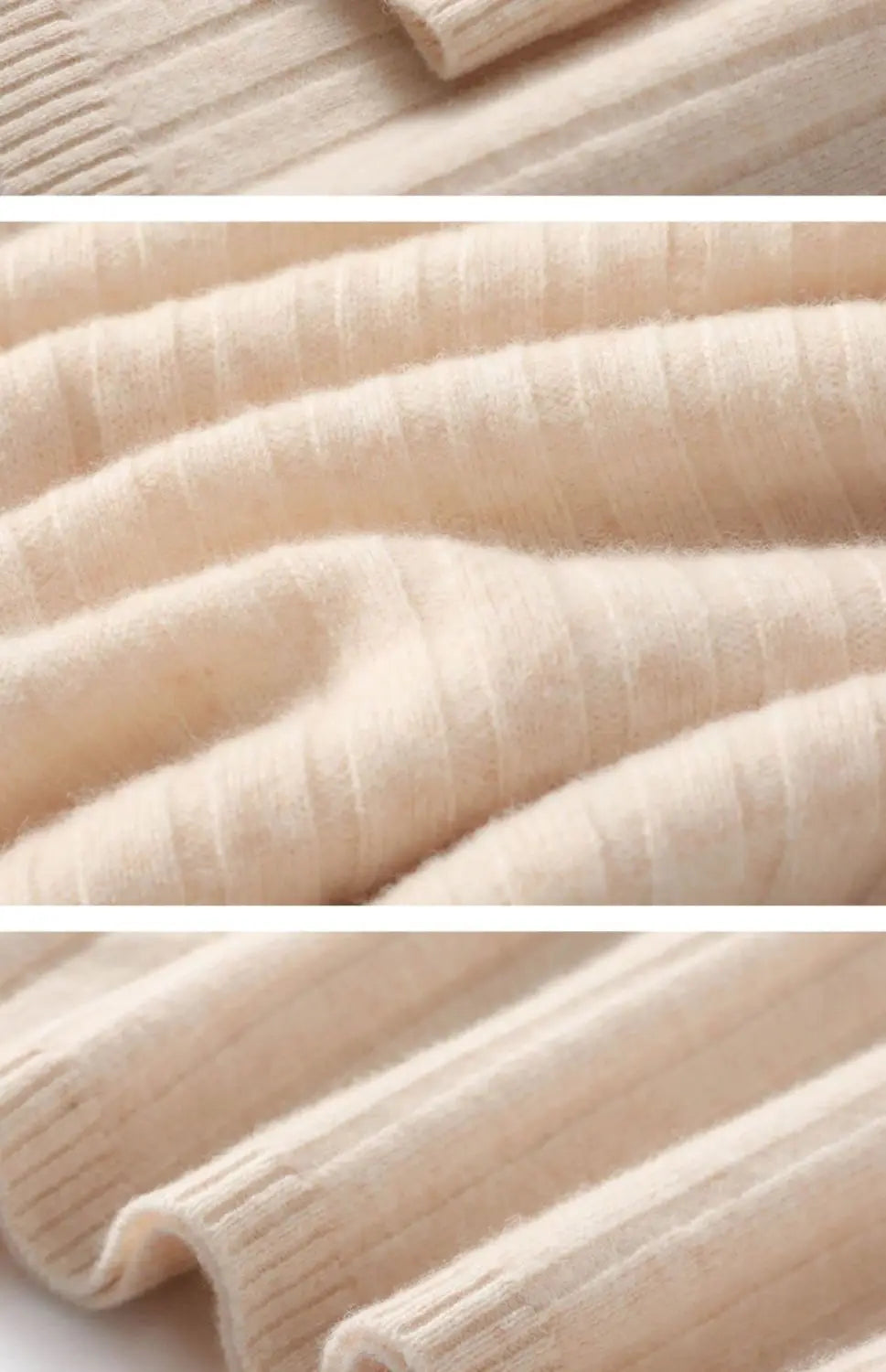 Women V-Neck Knitted Sweater Long Sleeve Top