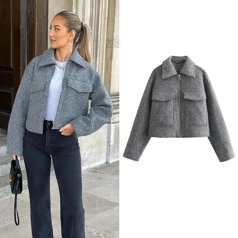 Women’s Tweed Cropped Jacket