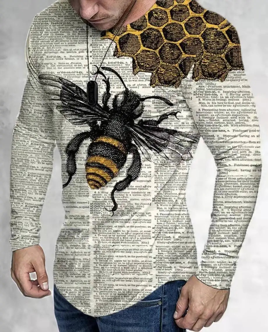 Men's Y2K Graphic Long Sleeve Tee